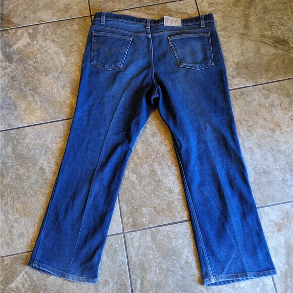 Vintage 1960s Mens Levis Orange Tab Action Jeans 20x29 Damaged Tags Denim - Picture 8 of 13